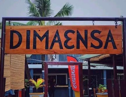 Dimaensa restaurant menu