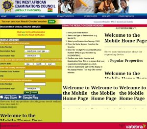 How to check Wassce results on phone