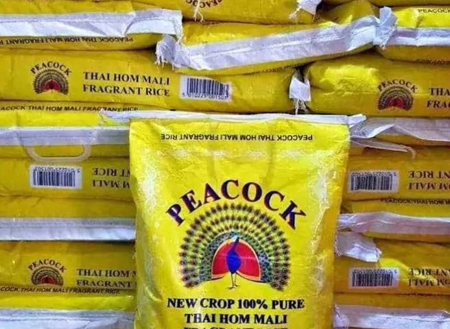 Peacock rice price in Ghana